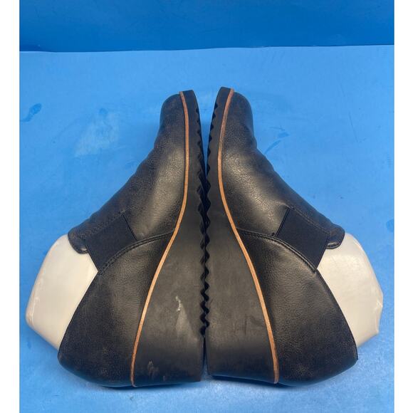 Life Stride Velocity 2.0 Zora Black Booties Women Size 8.5 M Wedge Comfort Shoes - Picture 8 of 10